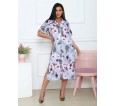 Батист (цветы) халат-рубашка - small