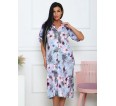 Батист (цветы) халат-рубашка - small4