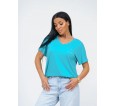 Оксана(бирюзовый) футболка - small15