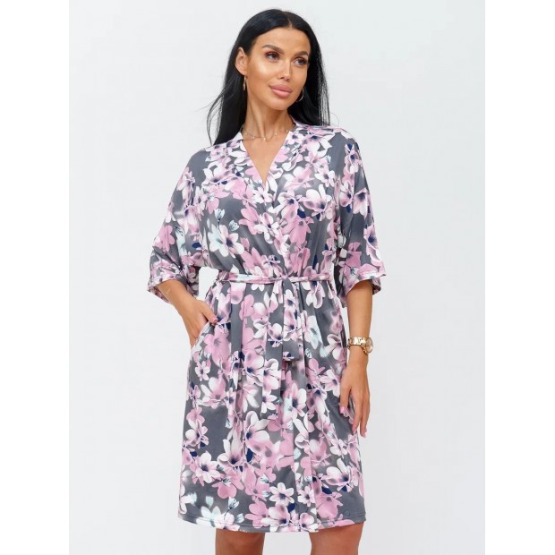 Токио(серый) халат