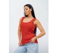 Мия(терракотовый) майка женская - small2