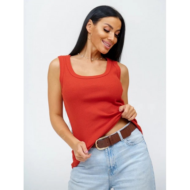 Мия(терракотовый) майка женская