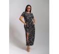 Ассоль(леопард черный) платье - small2