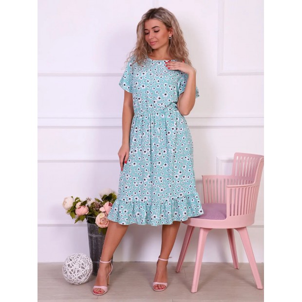 Кармен(мята) платье