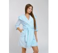 Зефирка(голубой) халат - small