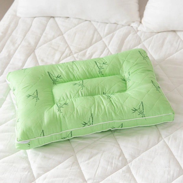 Подушка Анатомическая ультрастеп п/э на молнии бамбуковое волокно