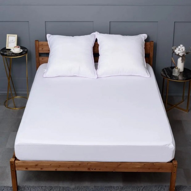 Наматрасник непромокаемый махра/мембрана м/ф(белая)