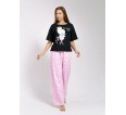 Принцесса(розовый) футболка+брюки - small14