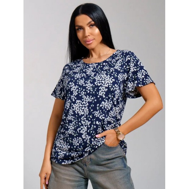 Романтика(незабудка) туника