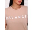 Баланс (кофе) футболка женская - small2