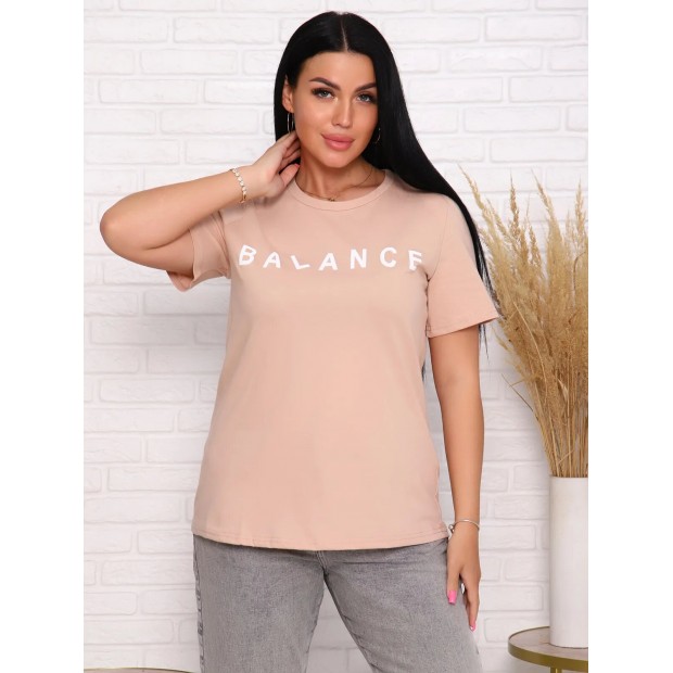 Баланс (кофе) футболка женская