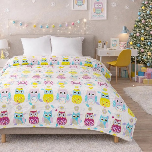 Совенок плед велсофт