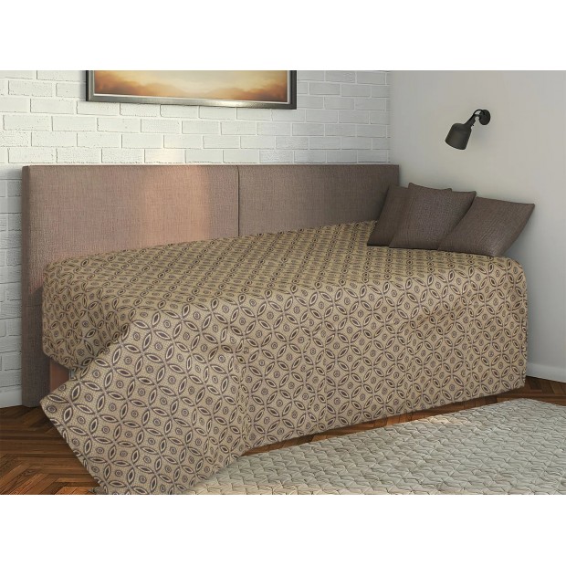 JB-043-1 т.коричневый покрывало