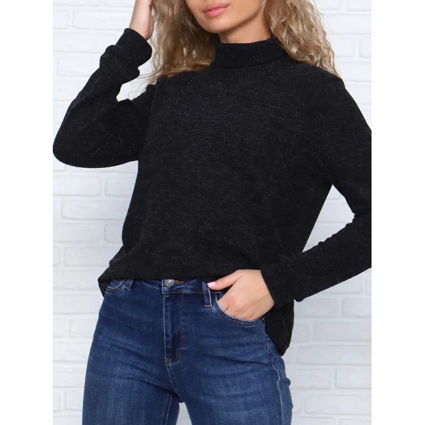 Ангора(чёрный) водолазка (фуфайка)