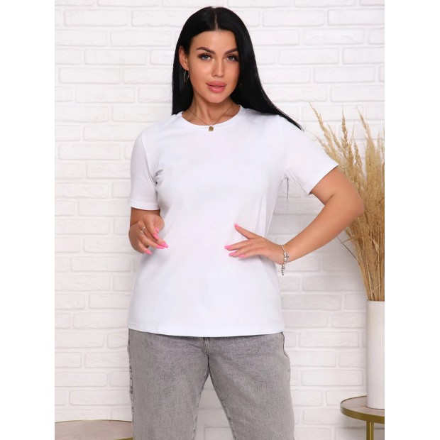 База(белый) футболка женская