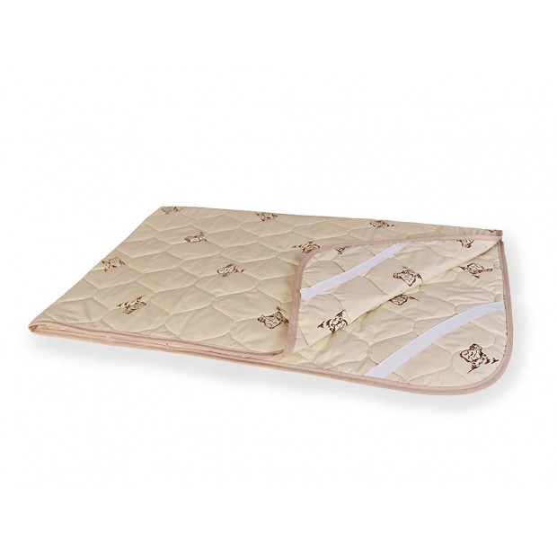 Наматрасник шерсть тик