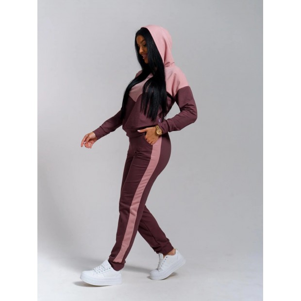 Синди (пудра) костюм с капюшоном