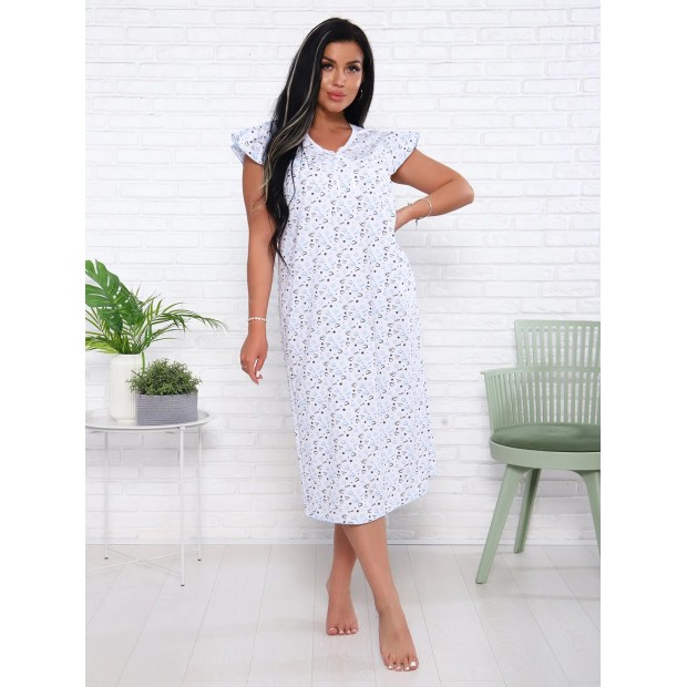 Фаина(голубой) сорочка ночная