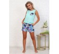 Азбука(ментол) майка+шорты - small10