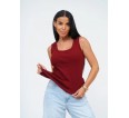 Мия(бордовый) майка женская - small15