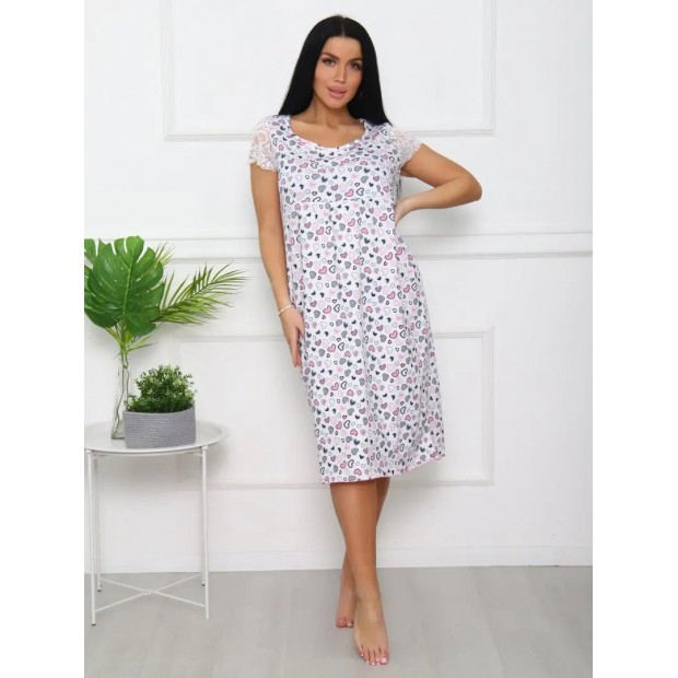 Неженка (розовый) сорочка ночная