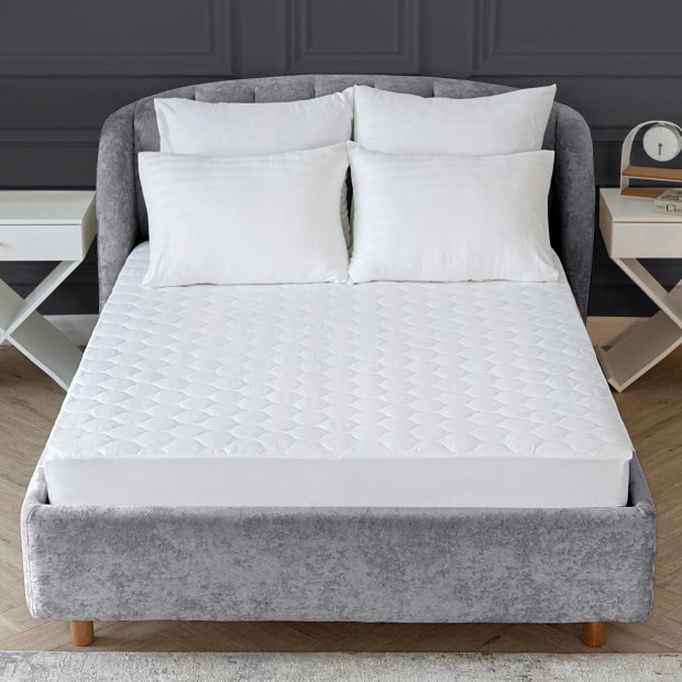 Наматрасники непромокаемые синтепон на рез.борт 30 микрофибра