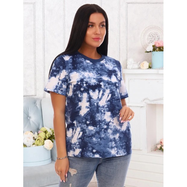 Тай-Дай(индиго) футболка