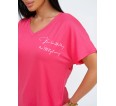 Оксана(розовый) футболка - small17