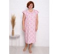 Фаина плюс(бабочки) сорочка ночная - small