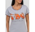 Лисички(серый) футболка+бриджи - small4