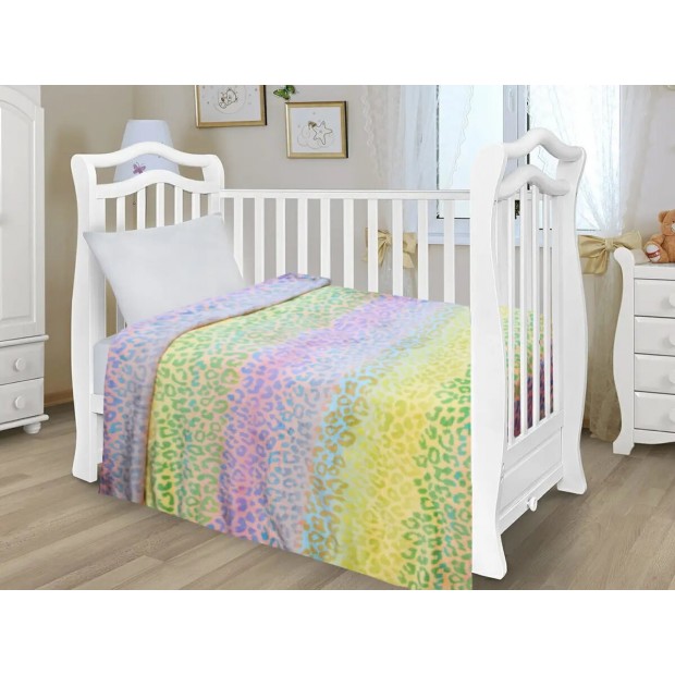 Радуга плед велсофт детский