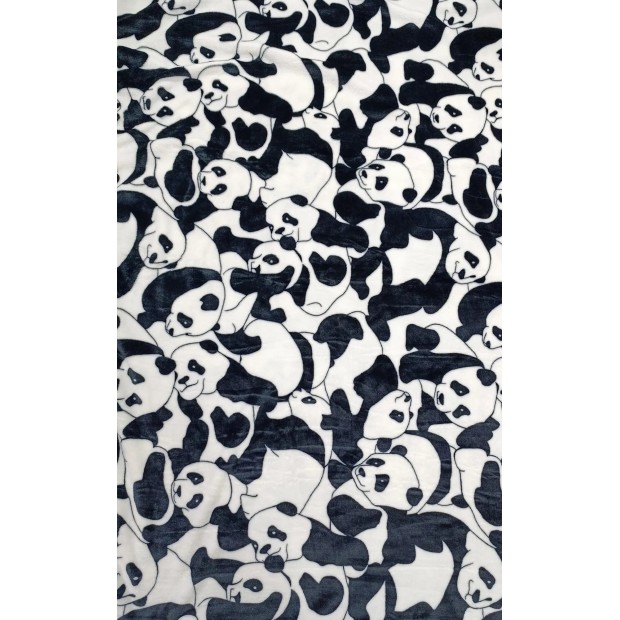 Пандочки плед велсофт (тубус)