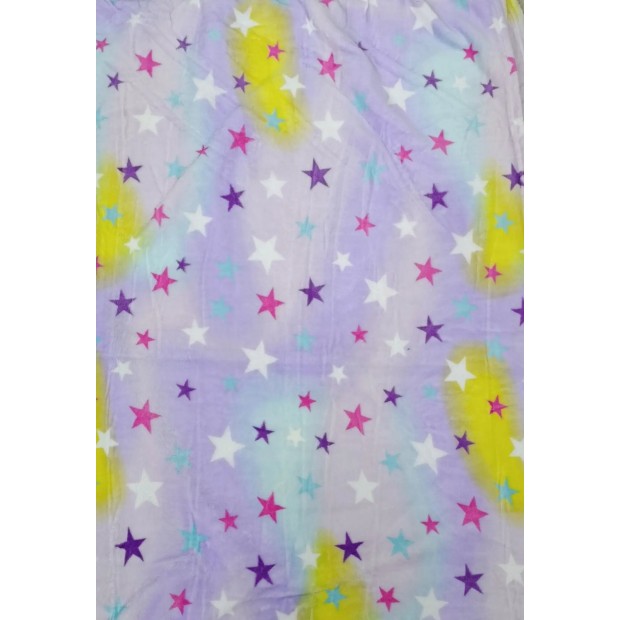 Радуга звезд плед велсофт (тубус)