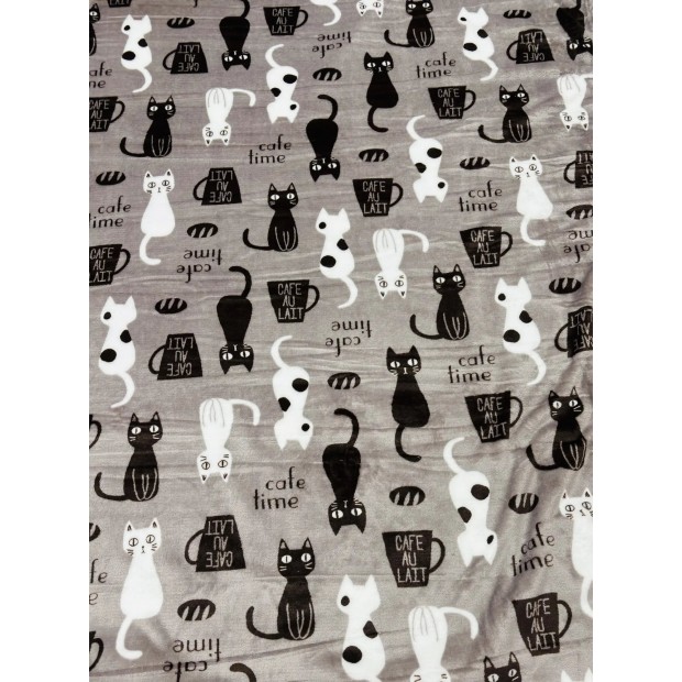 Кофе тайм плед велсофт (тубус)