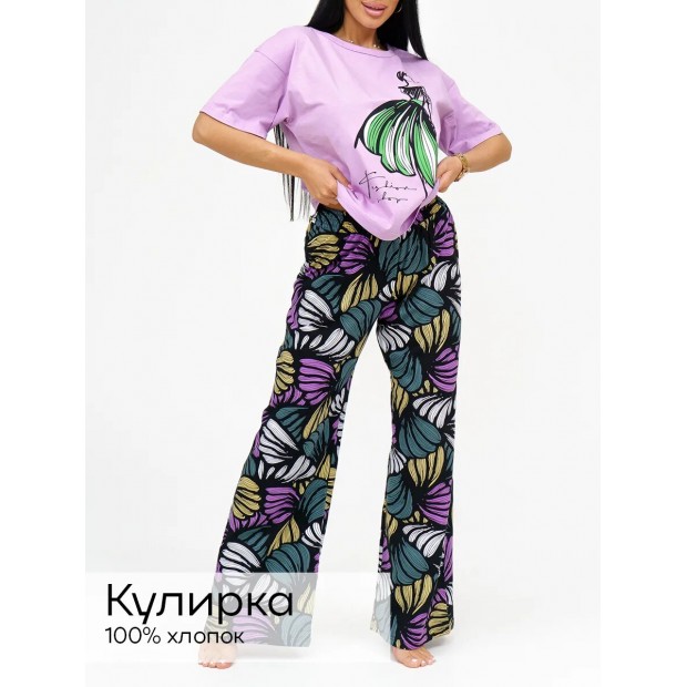 Танец(лаванда) футболка+брюки