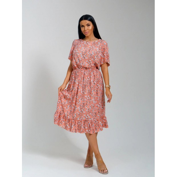 Кармен(коралл) платье