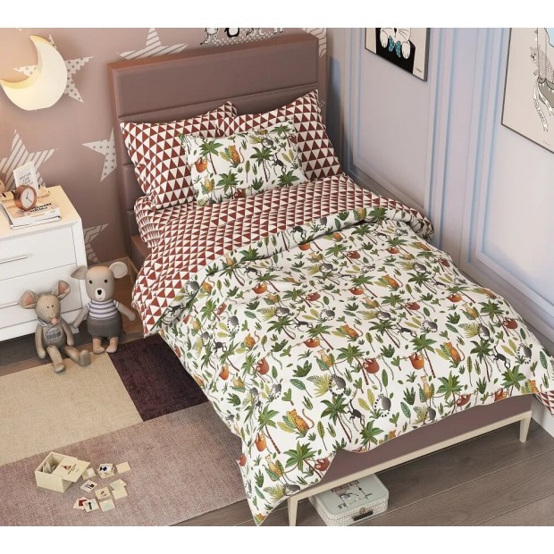 Джунгли КПБ поплин подростковый