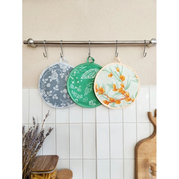 Прихватка рогожка