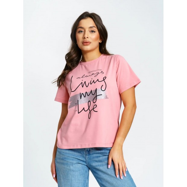 Элиза(пудра) футболка