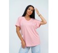 Оксана(пудровый) футболка - small18