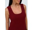 Мия(бордовый) майка женская - small10