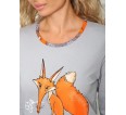 Хитрый лис(серый) лонгслив+брюки - small2
