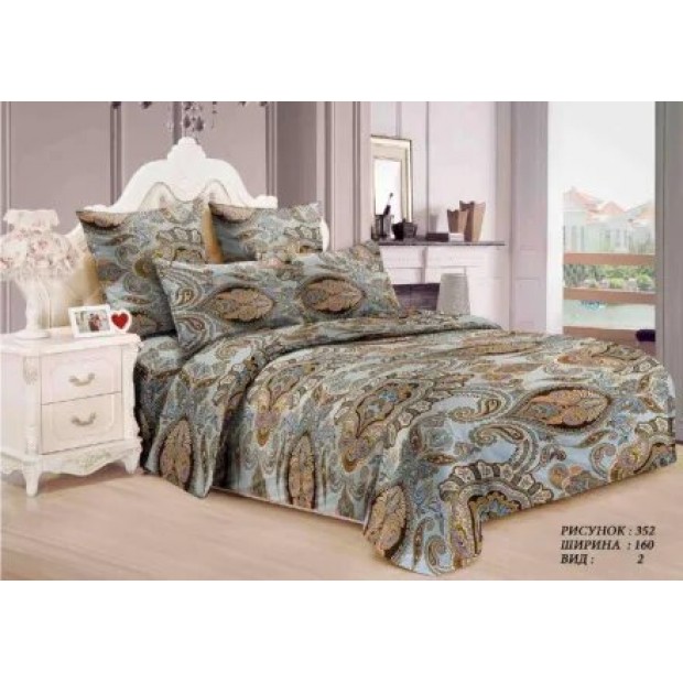 Раджа(серый) КПБ бязь стандарт