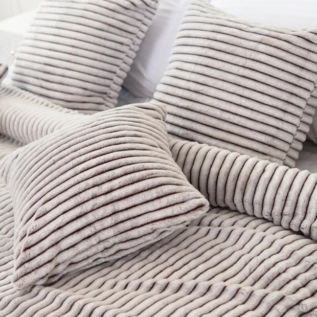 Вертикаль (герань) наволочка декор. велсофт