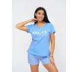 Клер(голубой) пижама - small2