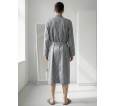Родриго(серый) халат мужской - small2