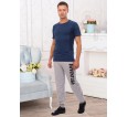 Роджер (меланж) брюки мужские - small