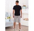Ларри (серый меланж) шорты мужские - small1