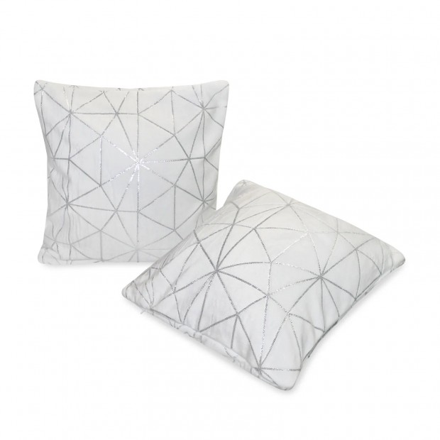 Витражи (белый) наволочка декор. велсофт