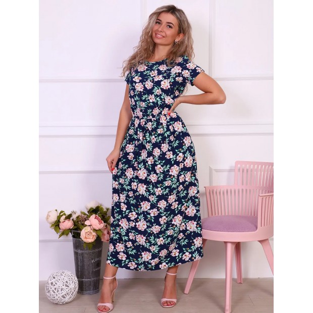 Ассоль(индиго) платье